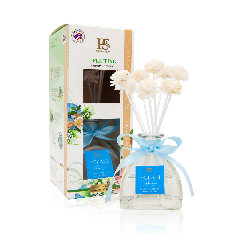 ก้านไม้หอมปรับอากาศ PHRUKSA SPA  ขนาด 200 มล.  กลิ่นโอเชี่ยน บรีซ
